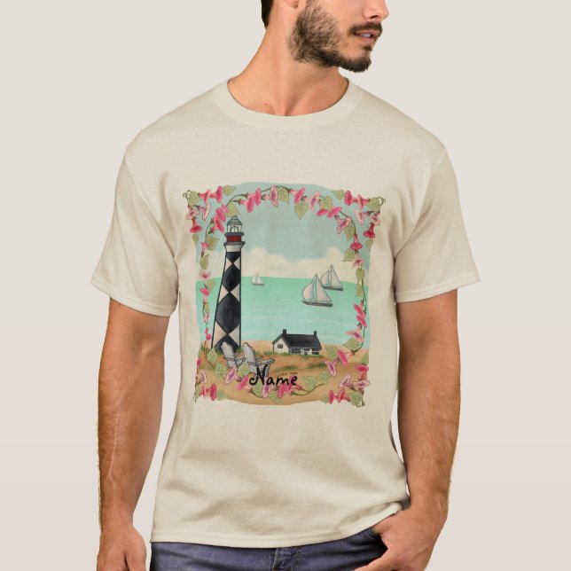 T-shirt Cape Lookout Lighthouse (Devant)