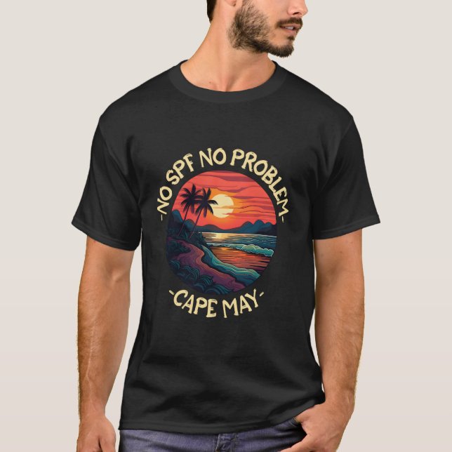 T-shirt Cape May Beach Sayings (Devant)