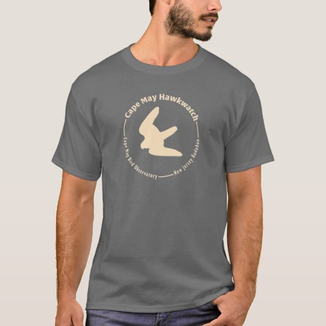 T-shirt Cape May Hawkwatch -logo sur le devant (Devant)