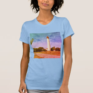 T-shirt Cape May Lighthouse Canvas Print