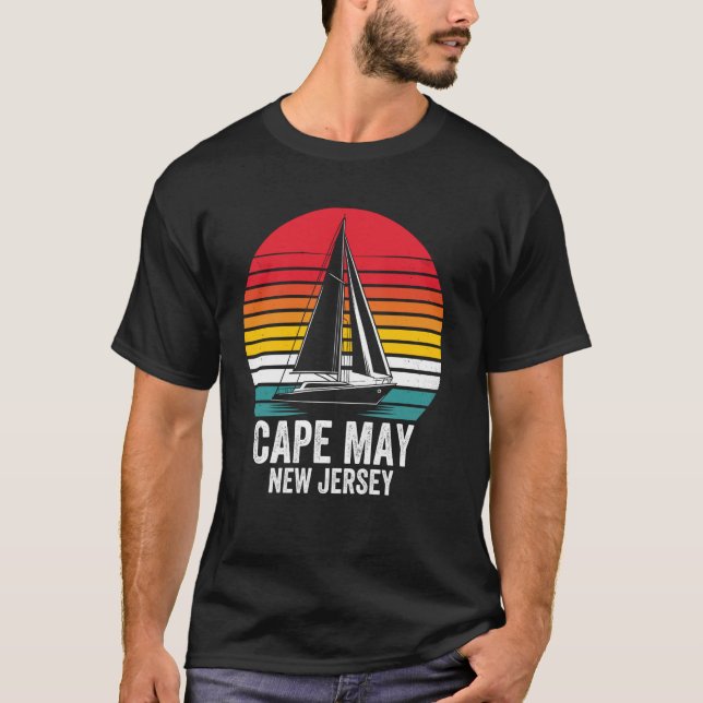 T-shirt Cape May New Jersey, Cap May, Voile (Devant)