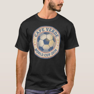 T-shirt Cape Verde Coupe du Monde 2026 Vintage Retro Footb