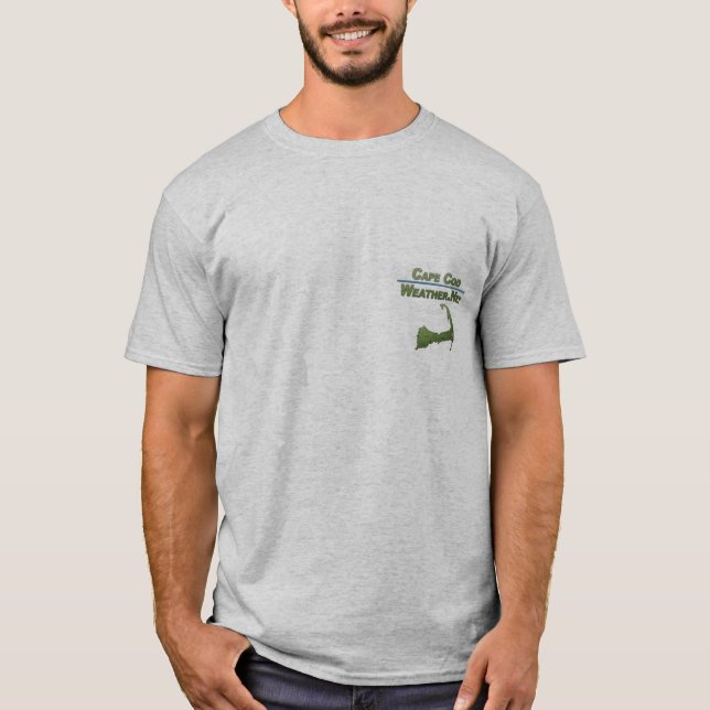 T-shirt CapeCodWeather.Net de base (Devant)