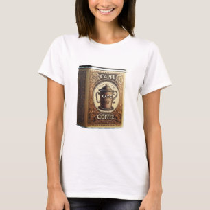 T-shirt Capfe Coffee Co. Ancien Tin À Café
