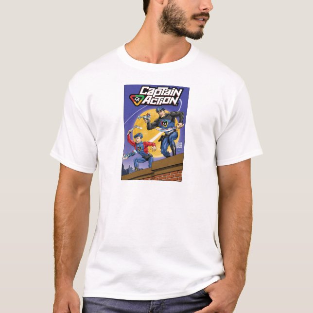 T-shirt Capitaine Action- Murphy Anderson (Devant)