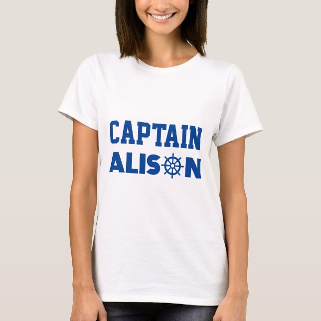 T-shirt Capitaine Alison (Devant)