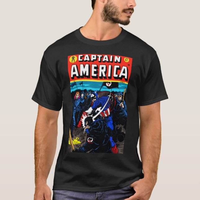 T-shirt Capitaine America  (Devant)