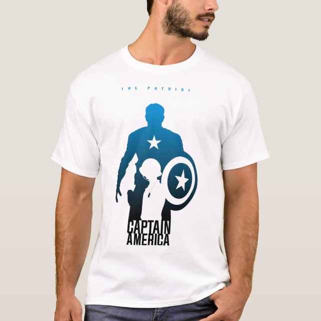 T-shirt Capitaine amérique (Devant)