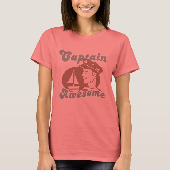 T-shirt Capitaine Awesome (Devant)