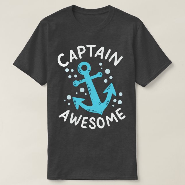 T-shirt Capitaine Awesome (Design devant)