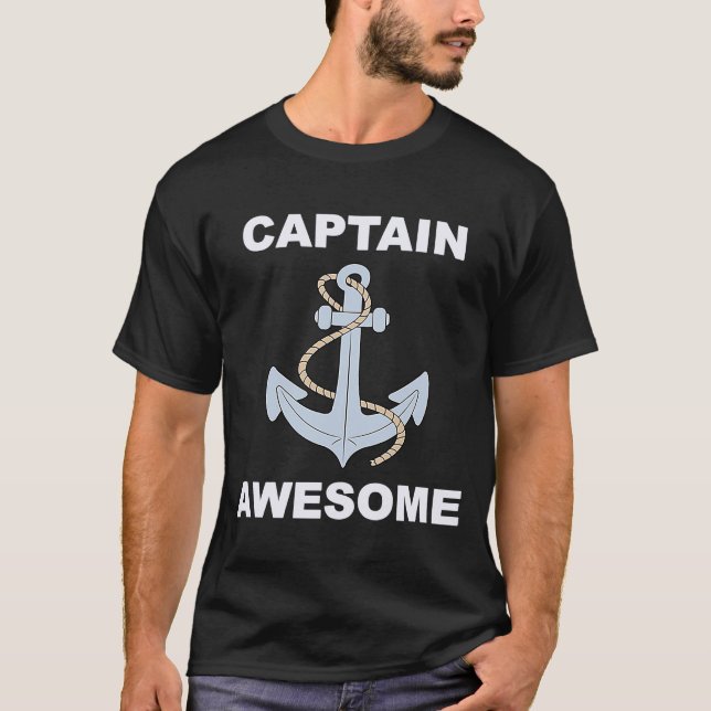 T-shirt Capitaine Awesome (Devant)