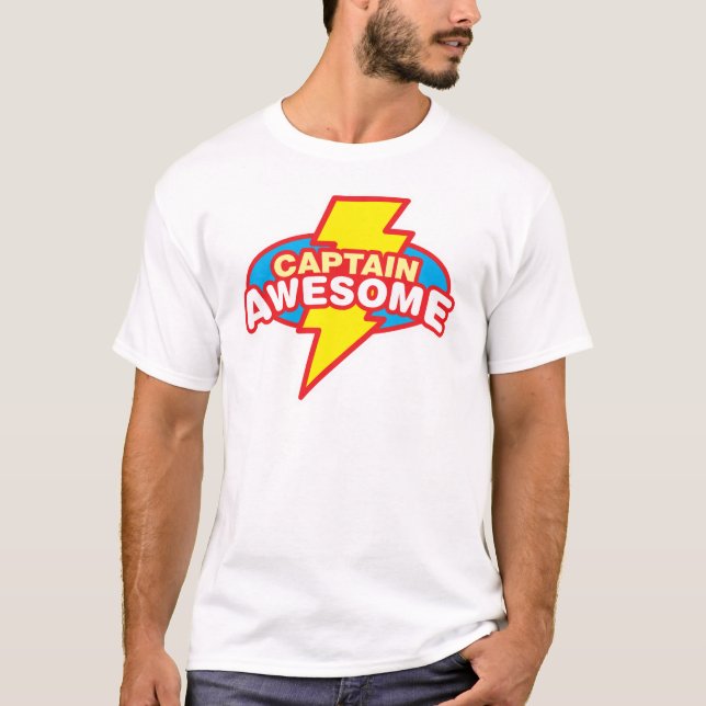 T-shirt Capitaine Awesome (Devant)