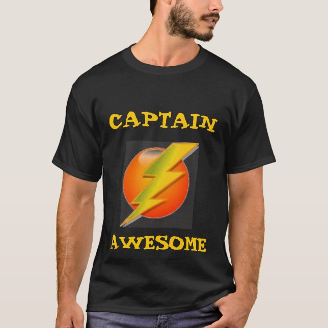 T-shirt Capitaine Awesome (Devant)