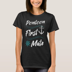 T-shirt Capitaine Bateau Bateau Vacances été Pontoon Fir