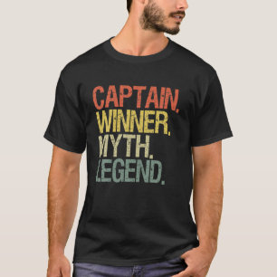T-shirt Capitaine Boat Airline Pilot