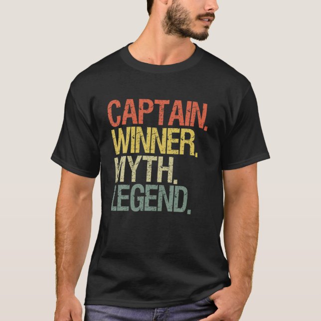 T-shirt Capitaine Boat Airline Pilot (Devant)