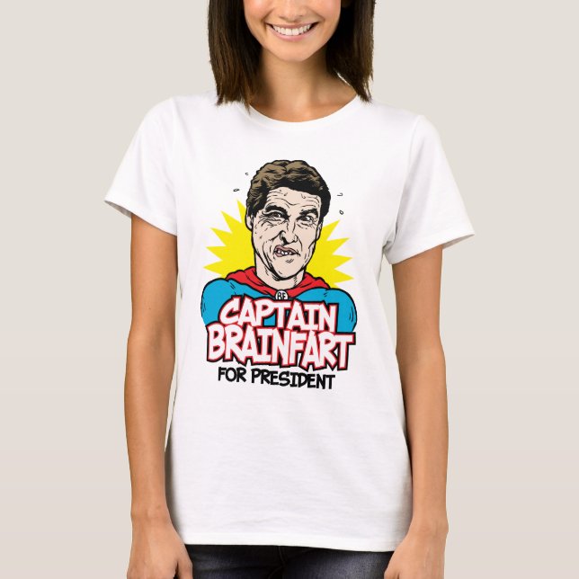T-shirt Capitaine Brainfart Shirt de Rick Perry (Devant)