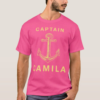 T-shirt Capitaine Camila Funny Seaman Humour Yachtsman Pre