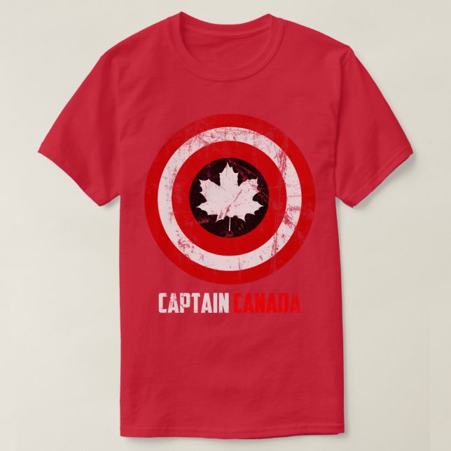 T-shirt Capitaine Canada (Design devant)