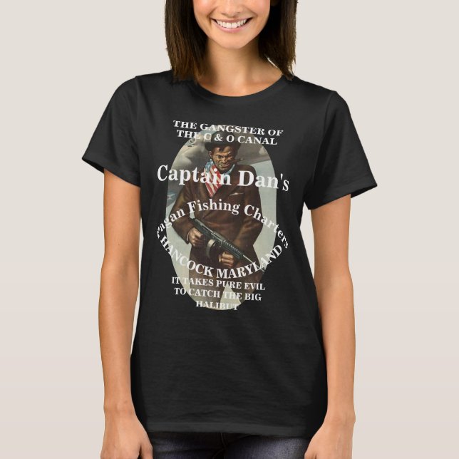 T-SHIRT CAPITAINE DAN LE GANGSTER DU CANAL C & O (Devant)