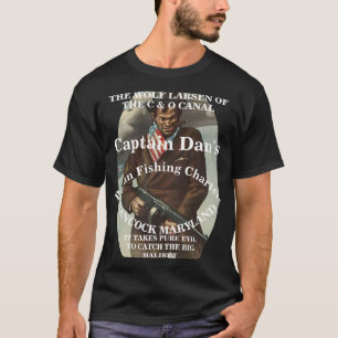 T-SHIRT CAPITAINE DAN LE LOUP LARSEN DU CANAL C & O