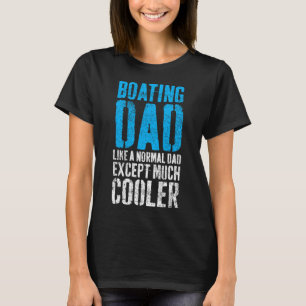 T-shirt Capitaine de bateau Papa de bateau Fête des Pères