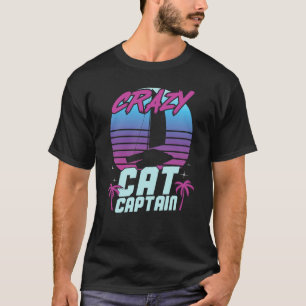T-shirt Capitaine de catamaran fou marin voile 10