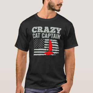 T-shirt Capitaine de catamaran fou voilier marin 13