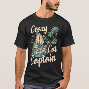 T-shirt Capitaine de catamaran fou voilier marin 8