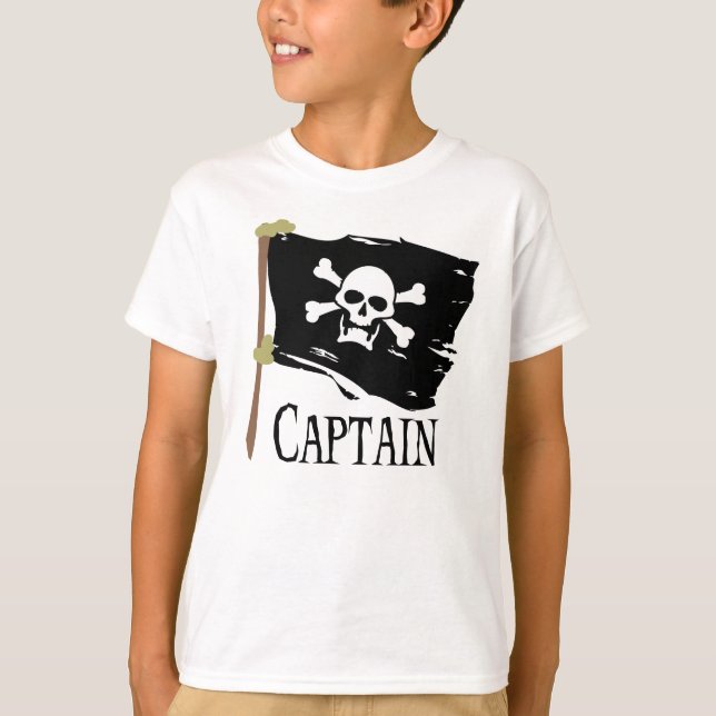 T-shirt Capitaine de jolly roger (Devant)