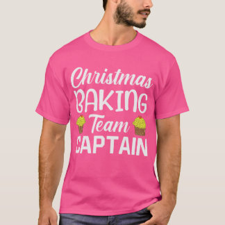 T-shirt Capitaine de l'équipe de cuisine de Noël