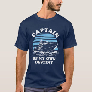 T-shirt Capitaine De Ma Propre Destinée Devis de navigat