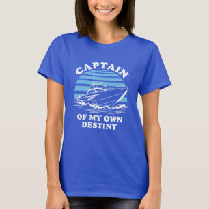 T-shirt Capitaine De Ma Propre Destinée Devis de navigat