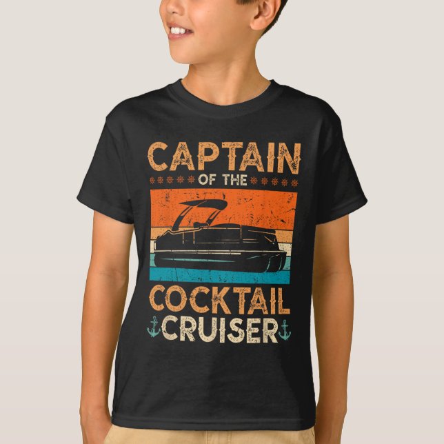 T-shirt Capitaine de navire amusant (Devant)