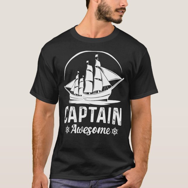 T-shirt Capitaine de vente stupéfiant (Devant)