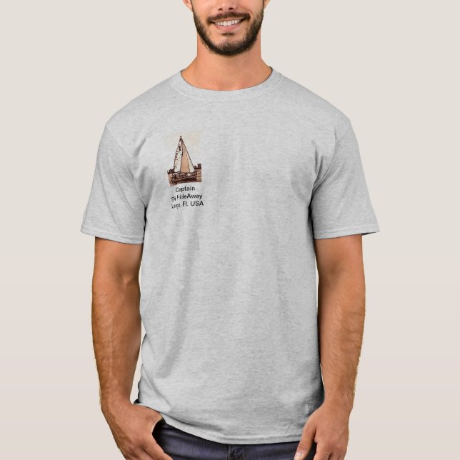 T-shirt Capitaine de voile Tee - shirt (Devant)