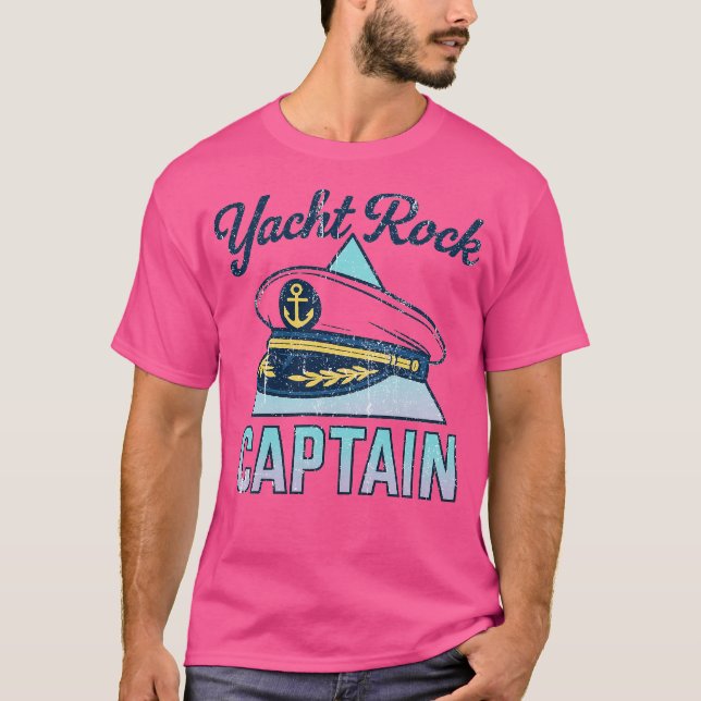 T-shirt Capitaine de Yacht Rock (Devant)