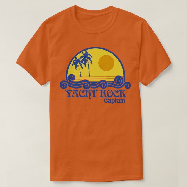 T-shirt Capitaine de Yacht Rock (Design devant)