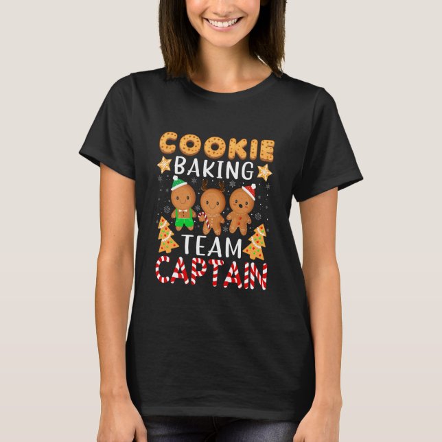 T-shirt Capitaine d'équipe de fabrication de biscuits Funn (Devant)