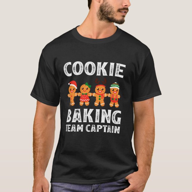 T-shirt Capitaine d'équipe de fabrication de biscuits Funn (Devant)