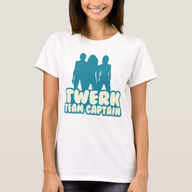 T-shirt Capitaine d'équipe de Twerk (Devant)