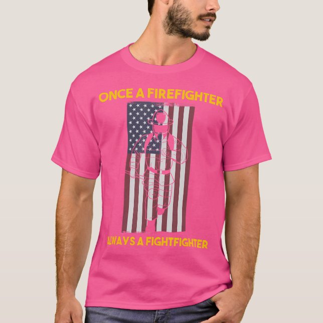 T-shirt Capitaine des pompiers (Devant)