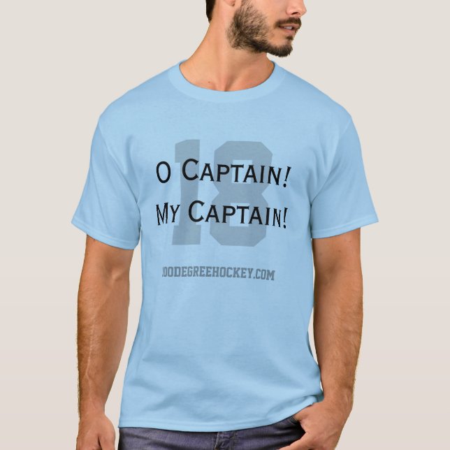 T-shirt Capitaine d'O ! Mon capitaine ! (Devant)