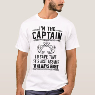 T-shirt Capitaine Du Bateau -