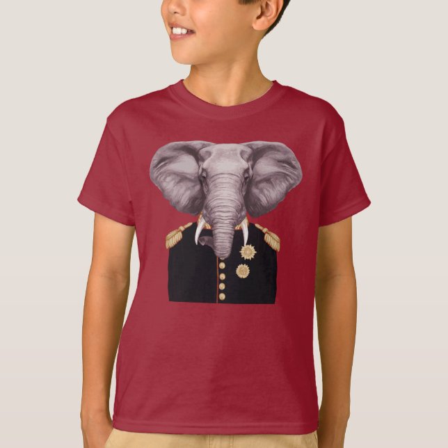 T-shirt Capitaine Elephant (Devant)