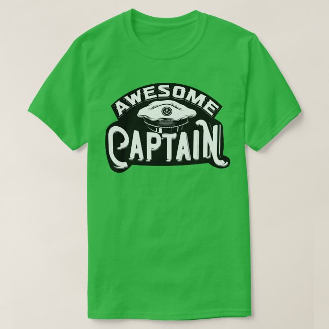 T-shirt Capitaine génial (Design devant)