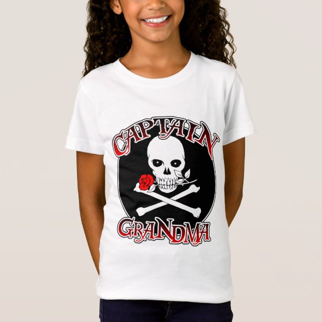 T-Shirt Capitaine Grandma (Devant)