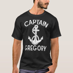 T-shirt Capitaine Gregory Ancre Bateau de plaisance Bateau