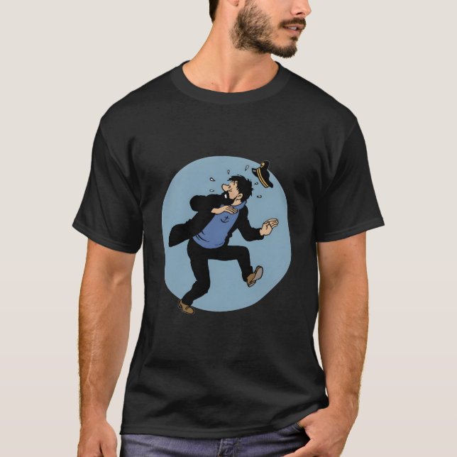 T-shirt Capitaine Haddock - Tin Tin Adventure (Devant)