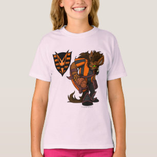 T-shirt Capitaine hanté 1 d'équipe en bois